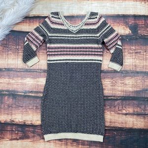 Striped Sweater Dress